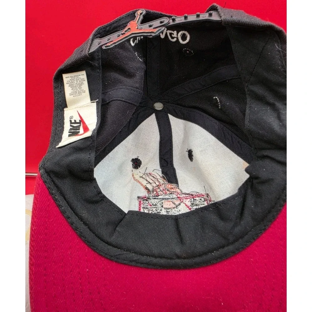 VINTAGE Nike Michael Jordan's The Restaurant Hat 90s Snapback Jumpman